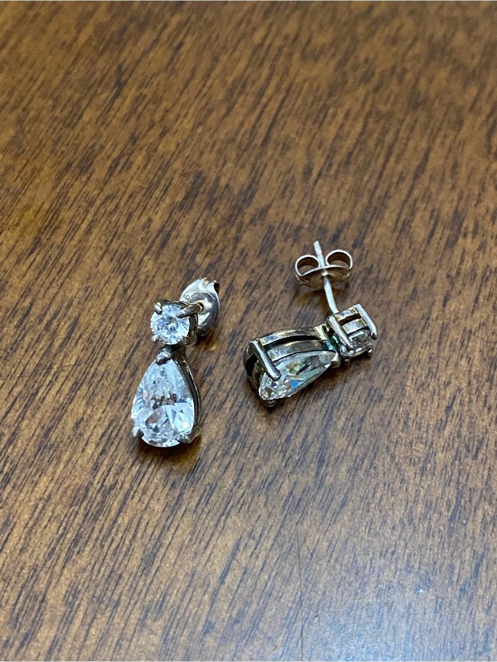 Sterling Silver Teardrop Earrings